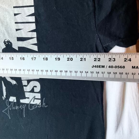 Jerzees Men’s Short Sleeve T-shirt size L, Black,Johnny Cash Reno Aces News RN&R - Picture 3 of 7